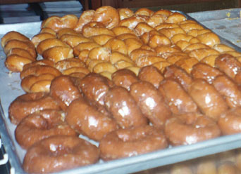 fresh baked donuts